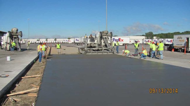 Commercial concrete repair