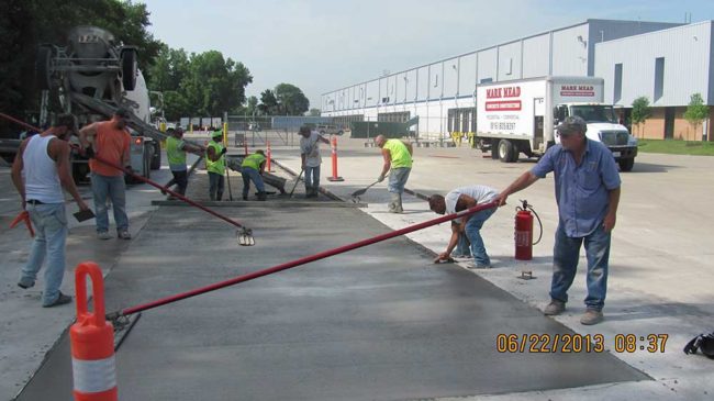 Industrial parking lot repair Kansas City