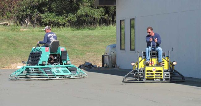 Commercial concrete flatwork