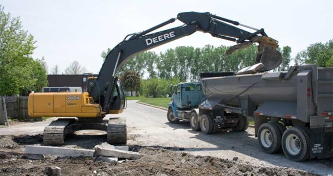 Commercial concrete removal