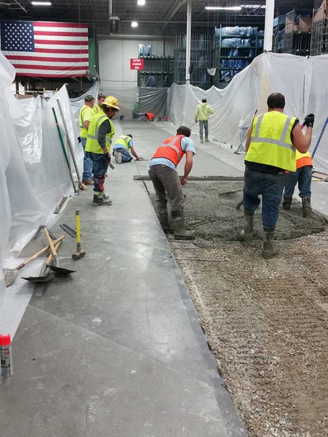 Industrial concrete repair