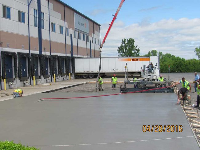 Commercial parking lot repair