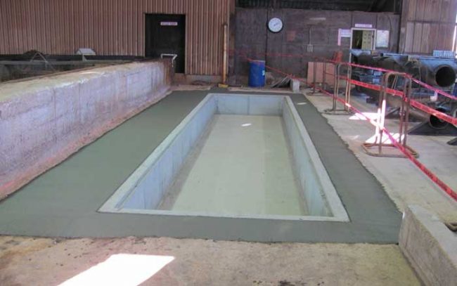 Industrial concrete construction