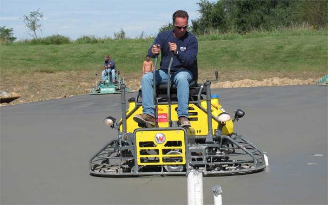 Commercial concrete flatwork
