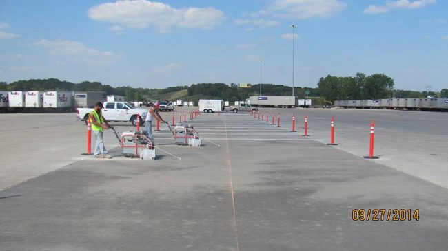 Commercial parking lot repair